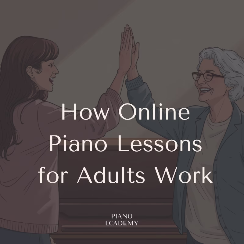 How Online Piano Lessons for Adults Work: A Week‑by‑Week Look at Your First Month